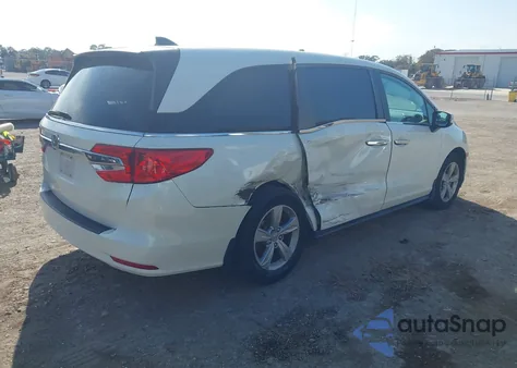 2019 Honda Odyssey Ex-L from USA, damaged, VIN 5FNRL6H79KB010615